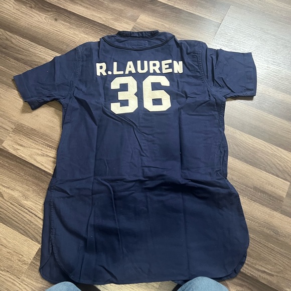 Vintage Rare Polo Sport RalphLauren Baseball Jersey Size S (big like M)